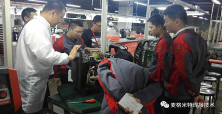 Training on Electrical and After-sales Service